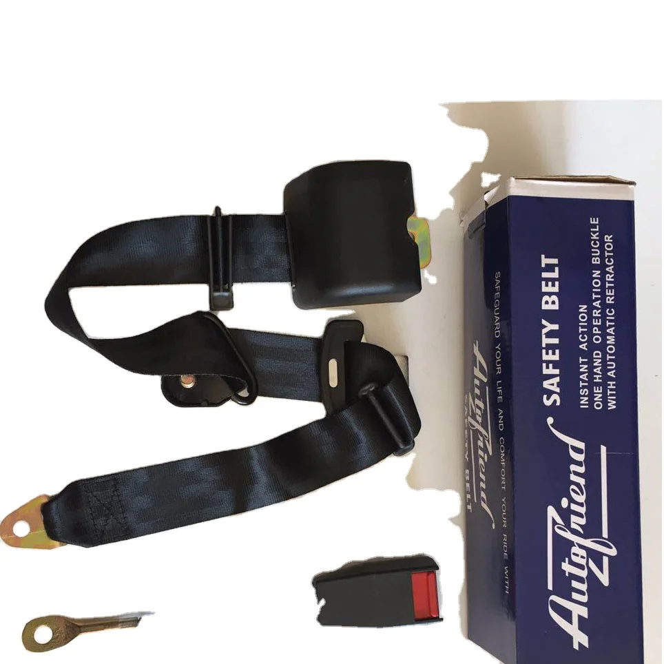 Retractable 3 Point Safety Seat Belt Straps Car Auto Vehicle Adjustable Belt Kit Retractable 3 Point Safety Seat Belt Straps Car Auto Vehicle Adjustable Belt Kit