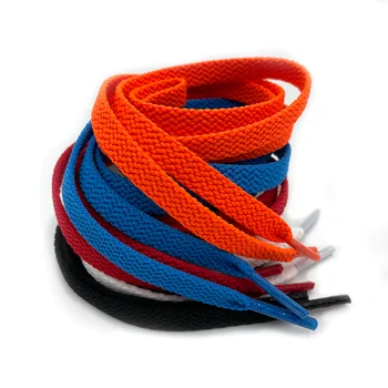 Flat Shoe laces 5/16" Wide Shoelaces for Athletic Running Sneakers Shoes Boot Strings