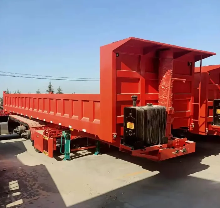 35m3 U-образный опрокидной прицеп, опрокидной полуприцеп, самосвал с тремя осями