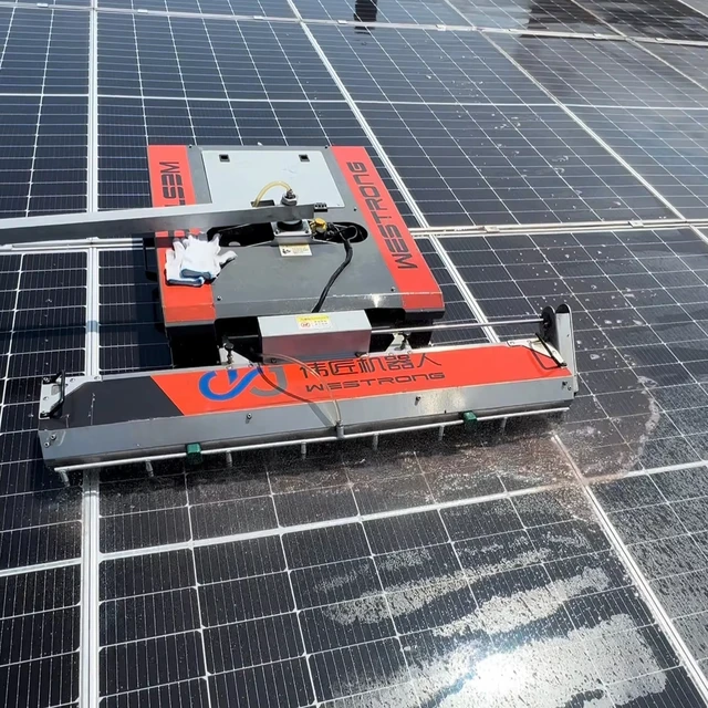 360° Automated Wireless Solar Panel Cleaning Robot Premium Panel Cleaning Machine