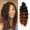 KAMA 12-Inch Silky Italy Synthetic Hair Braids High Temperature Fiber French Loose Curl Box for Kids Black Women