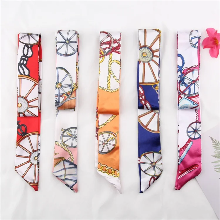 Buy Wholesale China Tie Scarves Printing Twilly Silks Purse Decoration  Accessories Luxury Ladies Purse Silk Scarf & Women Decoration Printing Tie  Scarf at USD 1.3