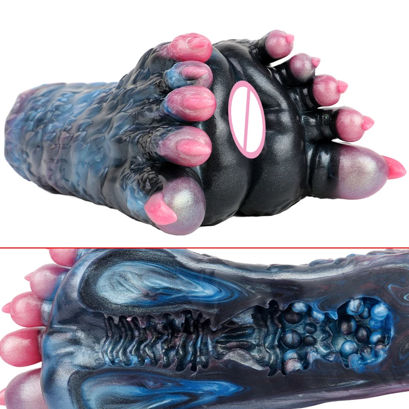 NEW GEEBA  Male Masturbators Cup Adult Sex Toys Phantom Foot Design Male Sex Toys Gorgeous Color Liquid Silicone  Airplane Cups