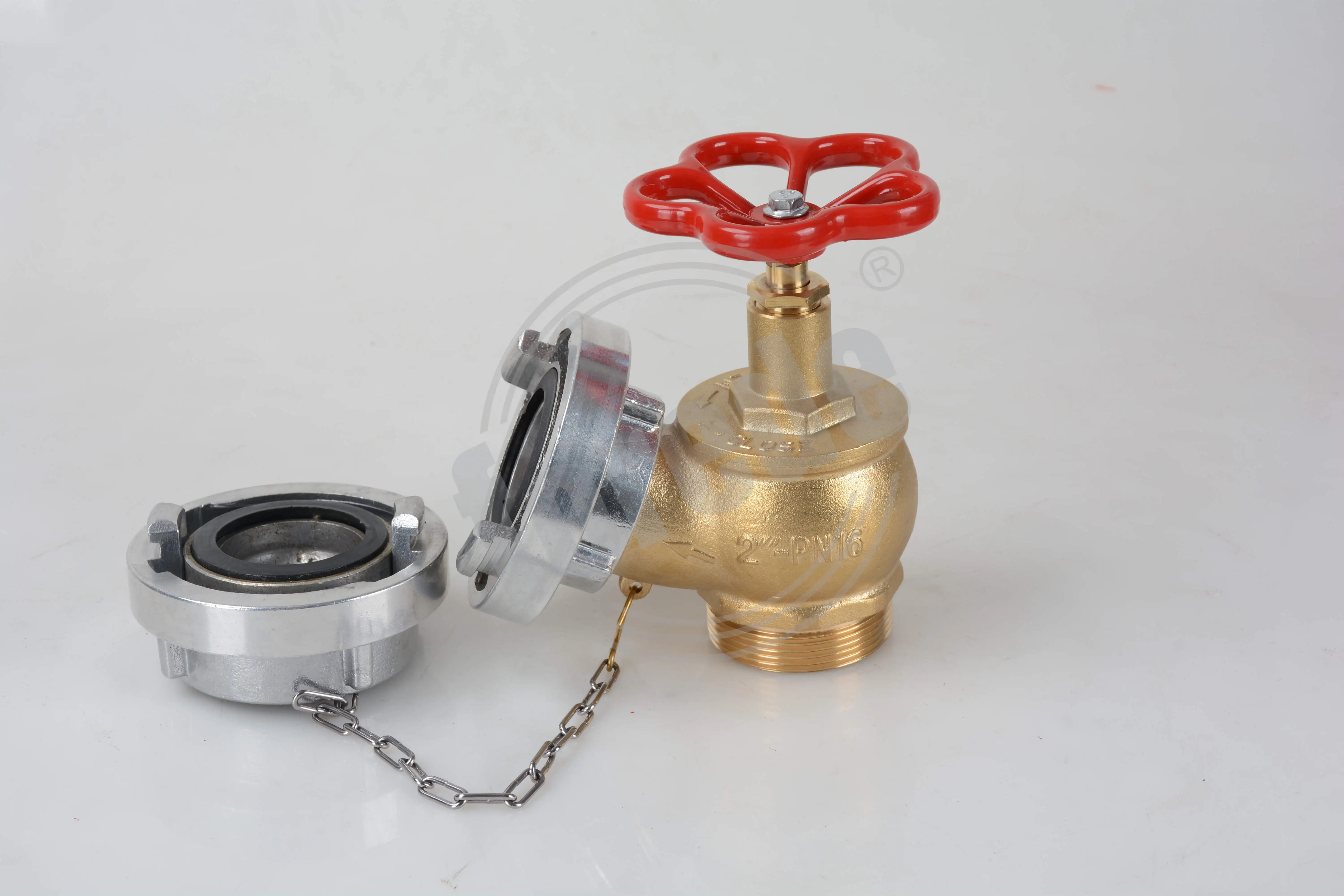 2.5''bsp Thread Inlet Oblique Screw Type Fire Hydrant Landing Valve ...