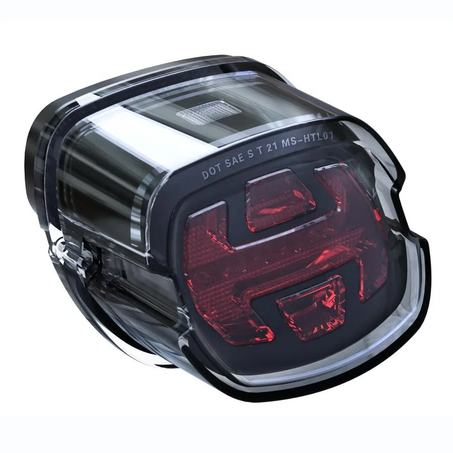 Fanale posteriore a LED per Harley Sportster Dyna Fat Boy FLSTF Night Train FXSTB Softail FL Touring Road King Street Electra Glide  201355758