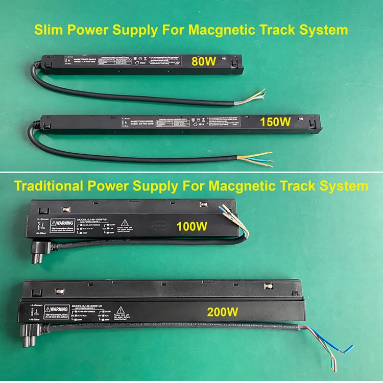 LEDEAST CH-48V-150W AC220-240V Input DC48V Output 150W Magnetic Track Light Slim LED Driver Power Supply