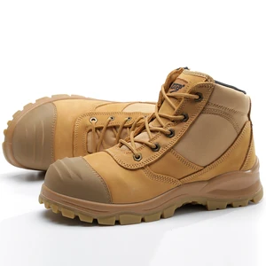 Zstep Brand Work Safety Shoes Nubuck Leather Steel Toe in Stock 1 Pair