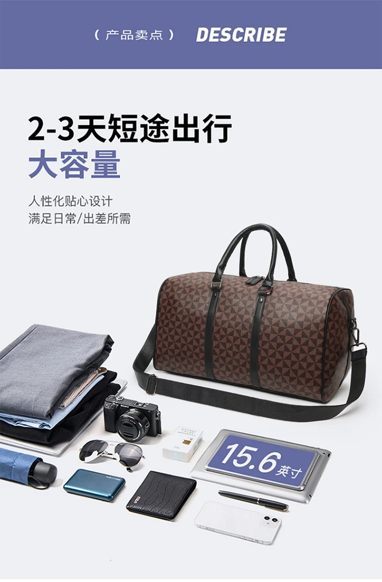 Custom luxury brand travel bags men leisure travel fitness for women capacity suitcases handbags hand luggage travel duffle bags