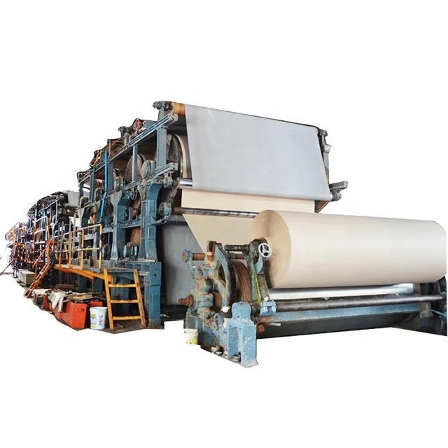 Brown Craft Paper Roll Making Machine 3200MM Twin Wires Multi-dryer Kraft Paper Machine