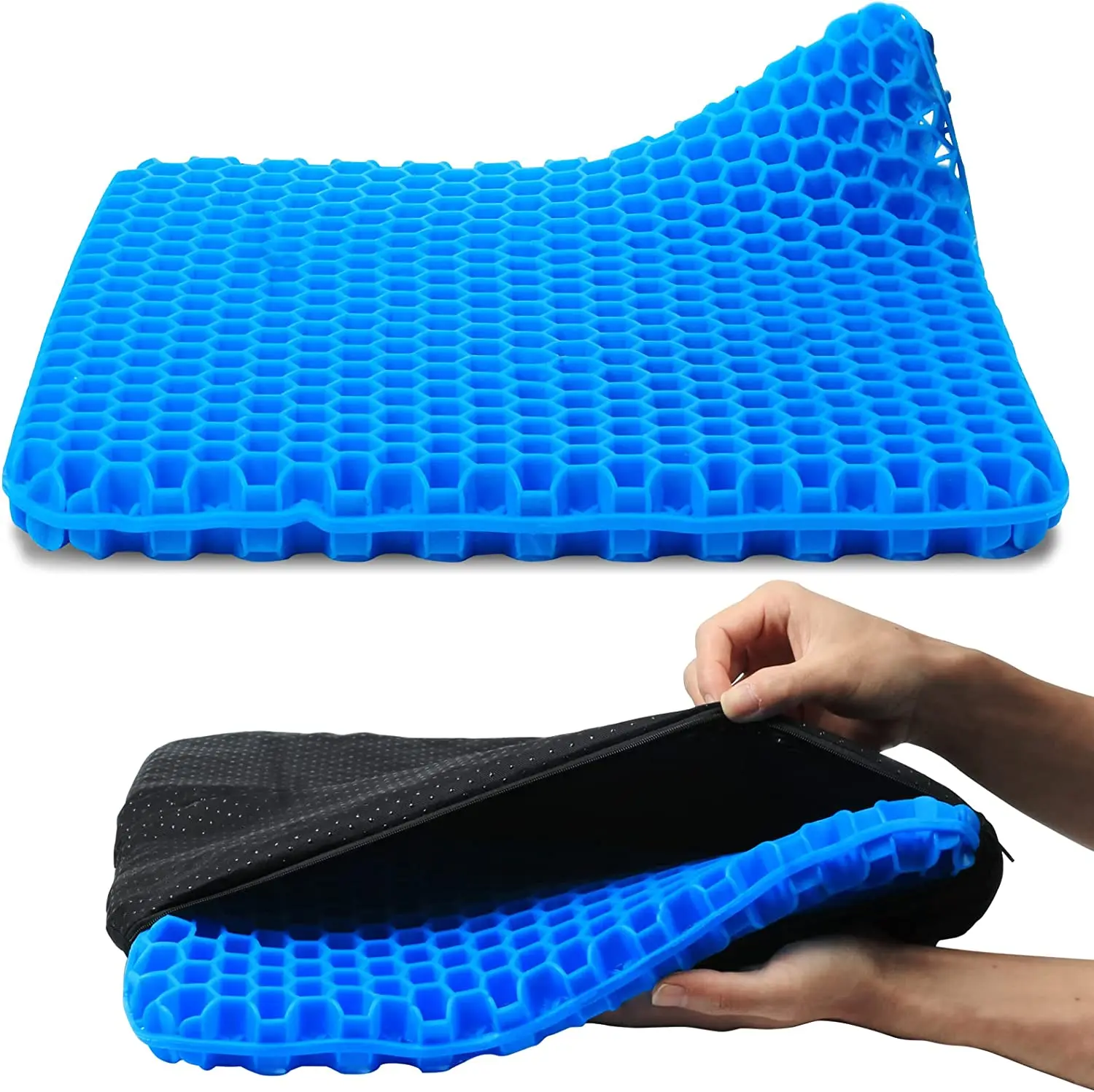 Wholesale Foldable Gel Seat Cushion Cooling Car Seat Cushion Folding Seat  Pad From m.