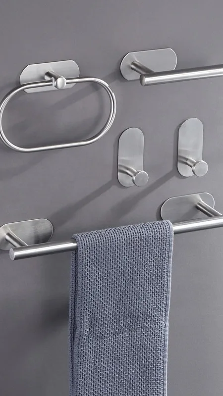 Anko Adhesive Bathroom Accessory Set