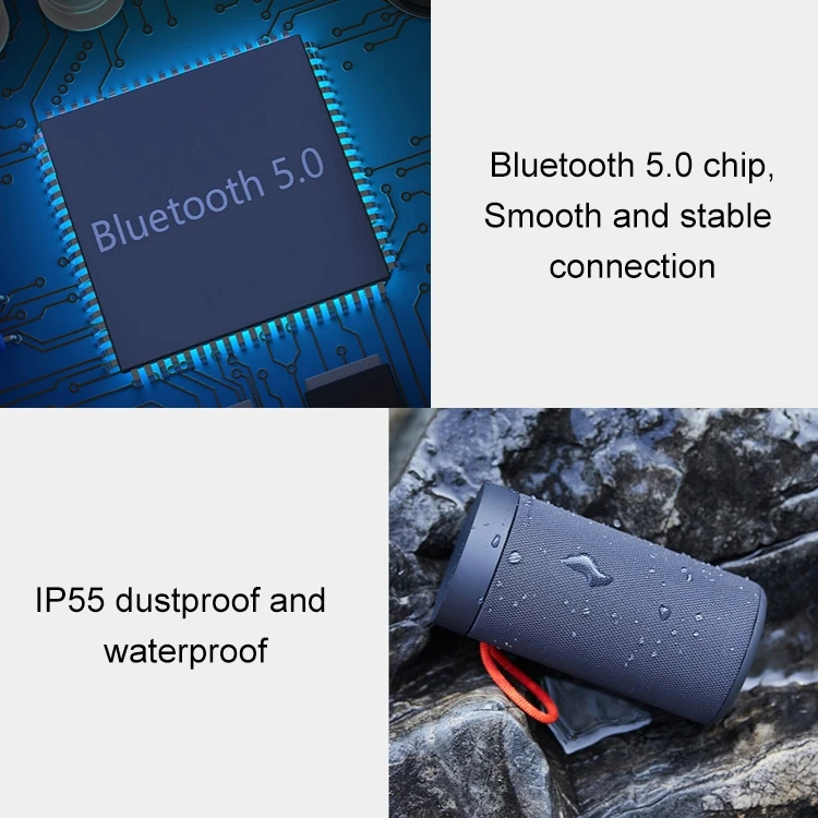 Original Xiaomi BT 5.0 IP55 Waterproof Water bottle shape Outdoor speaker Dark Gray BT Wireless Speaker XIAOMI Speakers - ANKUX.COM