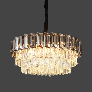 Wholesale Luxury Pendant Lightings for Living Room Crystal Chandelier Modern