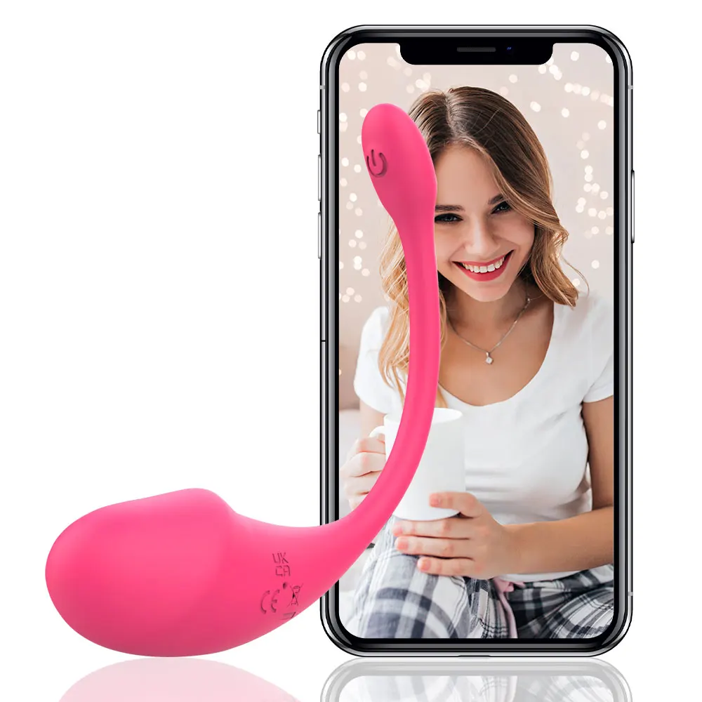 remote control vibrator sex LETHIME Remote Control Thrusting Rose Vibrator APP Wearable Female Sex Toys  Bluetooth G Spot Stimulator with 9 Telescopic & 9 Vibrating Modes  Waterproof Adult Toy for Women Men Couples main image 1