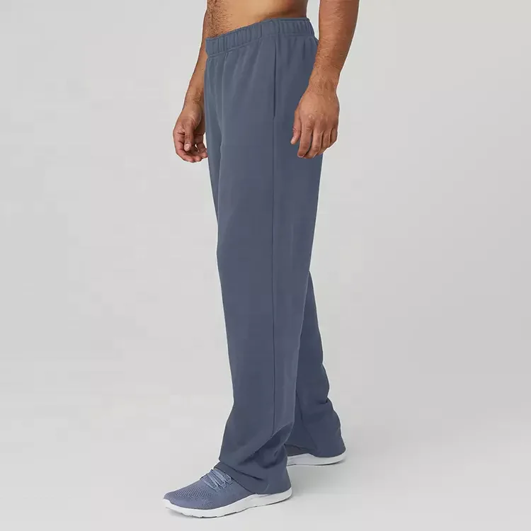 JL0921A High Quality Heavyweight Cotton Fleece Sweatpants 3D Puff Sweatpants Sweat Flare Sweatpants Men