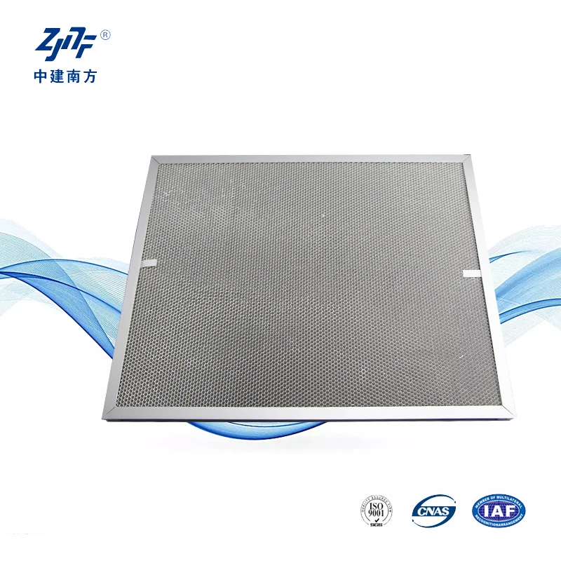 Factory Industrial Panel Filter Synthetic Cotton Glassfiber Stainless Steel Wire Mesh Chimney Pre Hepa Filter for Clean Room