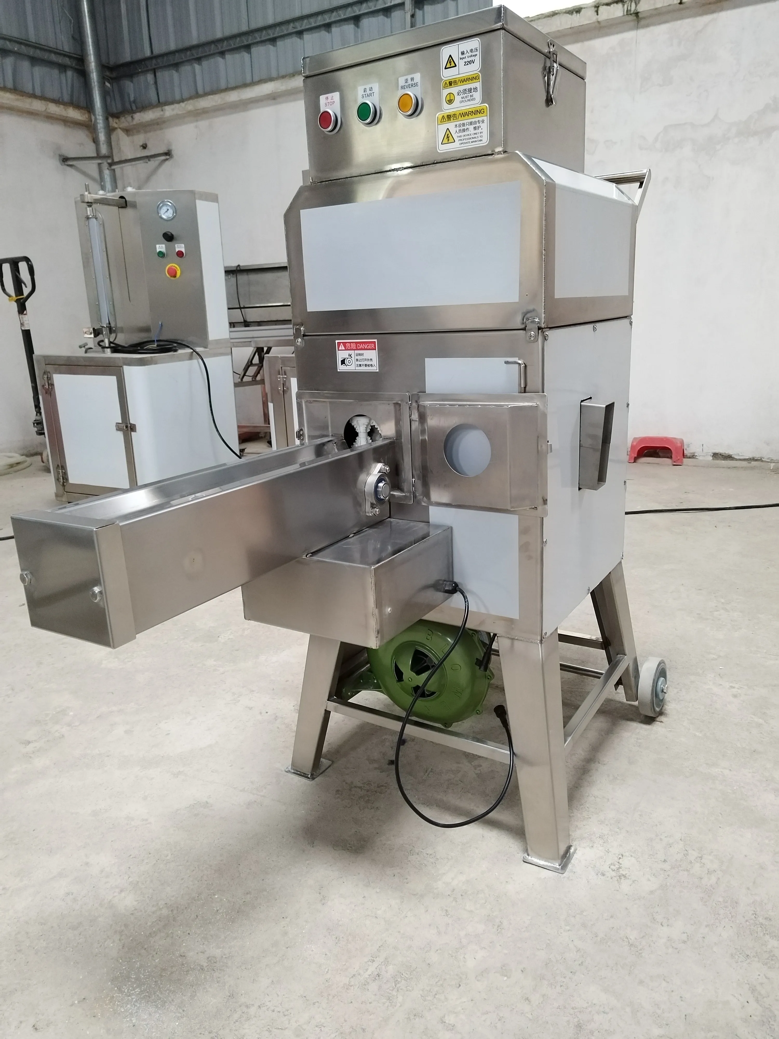 Multifunctional Stainless Steel Corn Threshing Machine / Agricultural