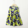 T-w3 oil painting lily dress