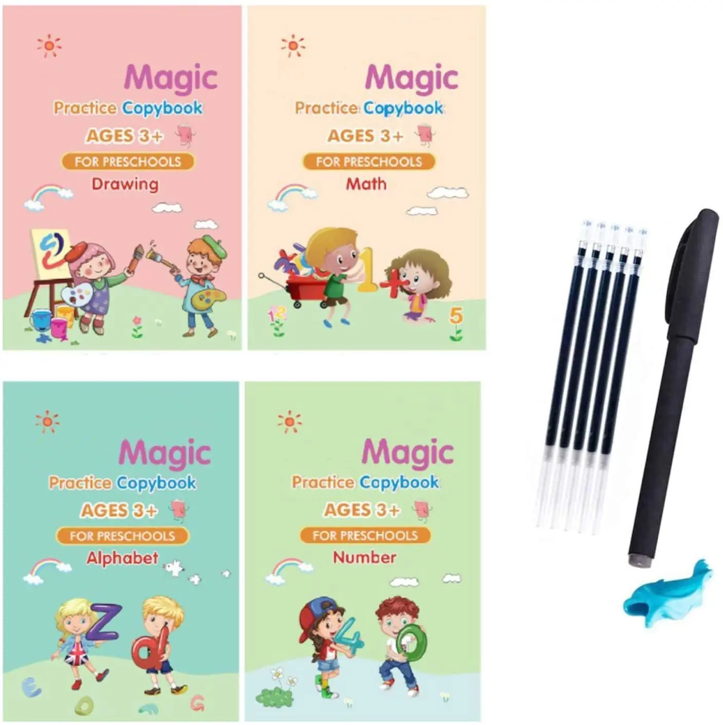 Customize Kids Need Writing Practice Magical Copybook English Arabic