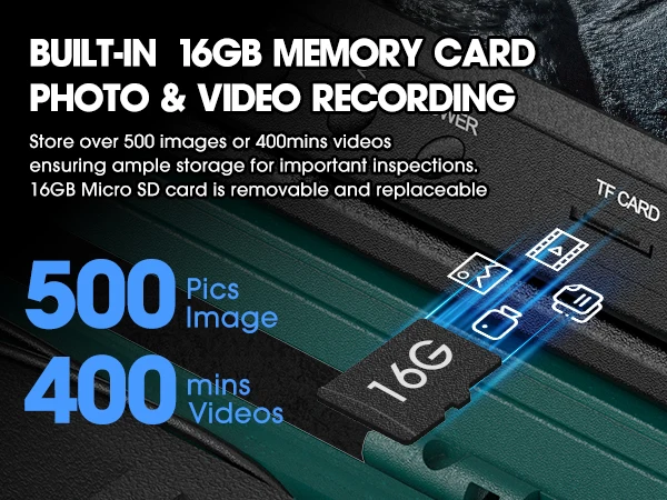 9Inch Drain Pipe Inspection Sewer Camera 512 HZ Self Leveling Industrial Endoscope 23mm Head Sewer Camera Pipe with Locator