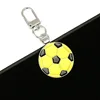 Door Latch Style Football/Yellow and Black