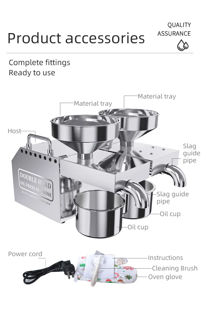 Peanut Sacha Inchi Oil Extraction Maker Machine /Sesame Seeds Oil Press Machine /Oil Pressing Machine for Commercial Home Use