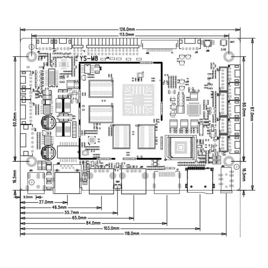 AUO 21.5-inch High-brightness LCD Module P215HZN02.0 With 1920*1080 1500 nits, High brightness LCD panel screen factory