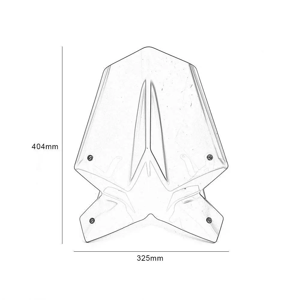 REALZION Motorcycle Windscreen Windshield Mounting Bracket for Duke 125 390 2017 2018