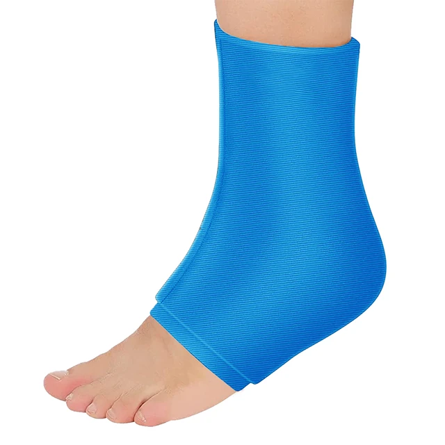 Ankle ice wrap, ankle foot ice pack wrap, ankle cold hot compression sleeve