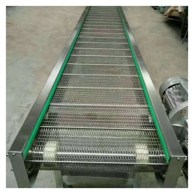 Stainless Steel Wire Mesh Belt High Efficient-cost Ratio Speed Adjustable Mesh Belt Conveyor 2