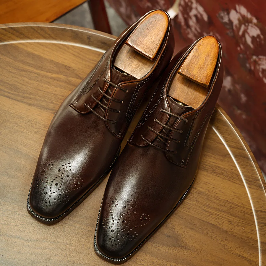 Wholesale Factory Price Handmade Italian Style Oxfords
