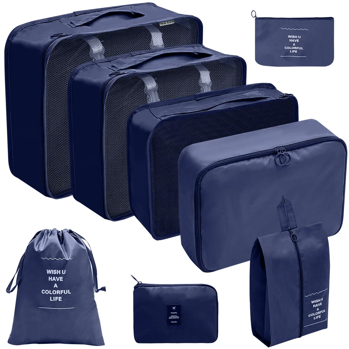 Wholesale Custom Clothes Travel Luggage Foldable Packing Storage Box Organizers for Travel Accessories