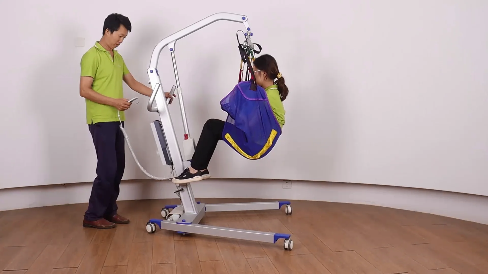 Medical Transfer Patient Lifting Crane Battery Powered Patient Hoist