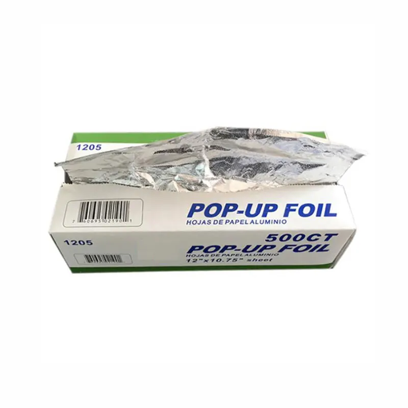 9''*10.75'' Household Pop Up Aluminum Foil Sheets Soft Temper