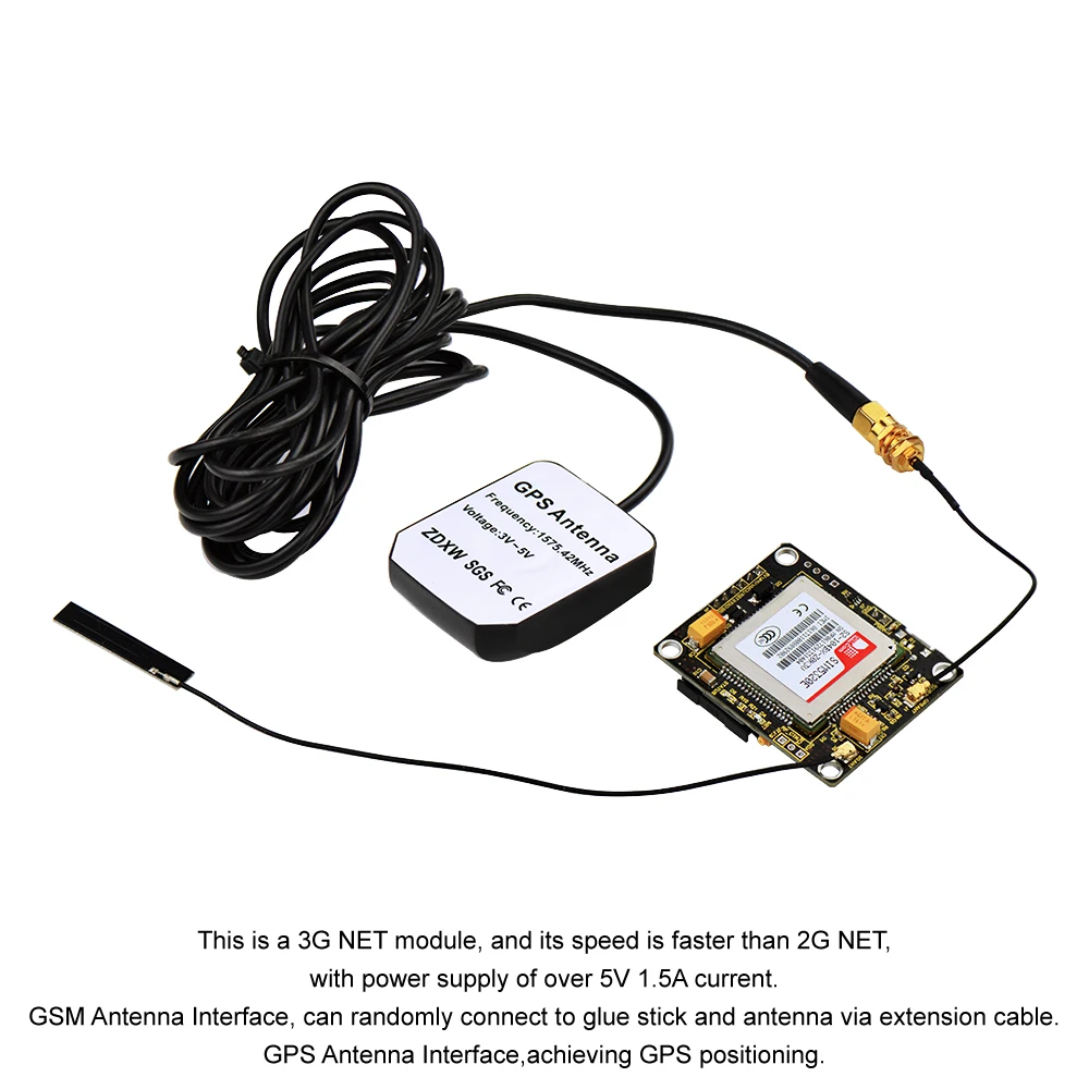 SIM5320E 3G Module GSM GPRS GPS Modules for Arduino 51 AVR MCU for microbit GPS Sensor