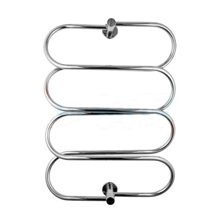 Hot selling bathroom smart wall mounted towel warmer design heated radiator curved type hydronic heated drying warmer