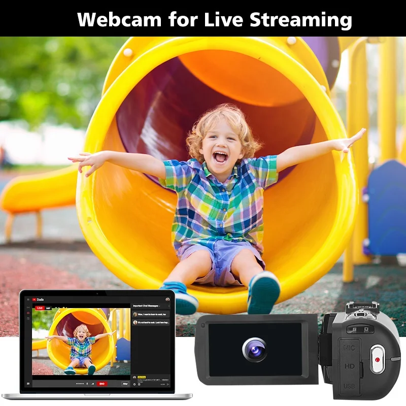 Webcam Best Camera For Streaming Dslr Support WIFI Best Slim Logo