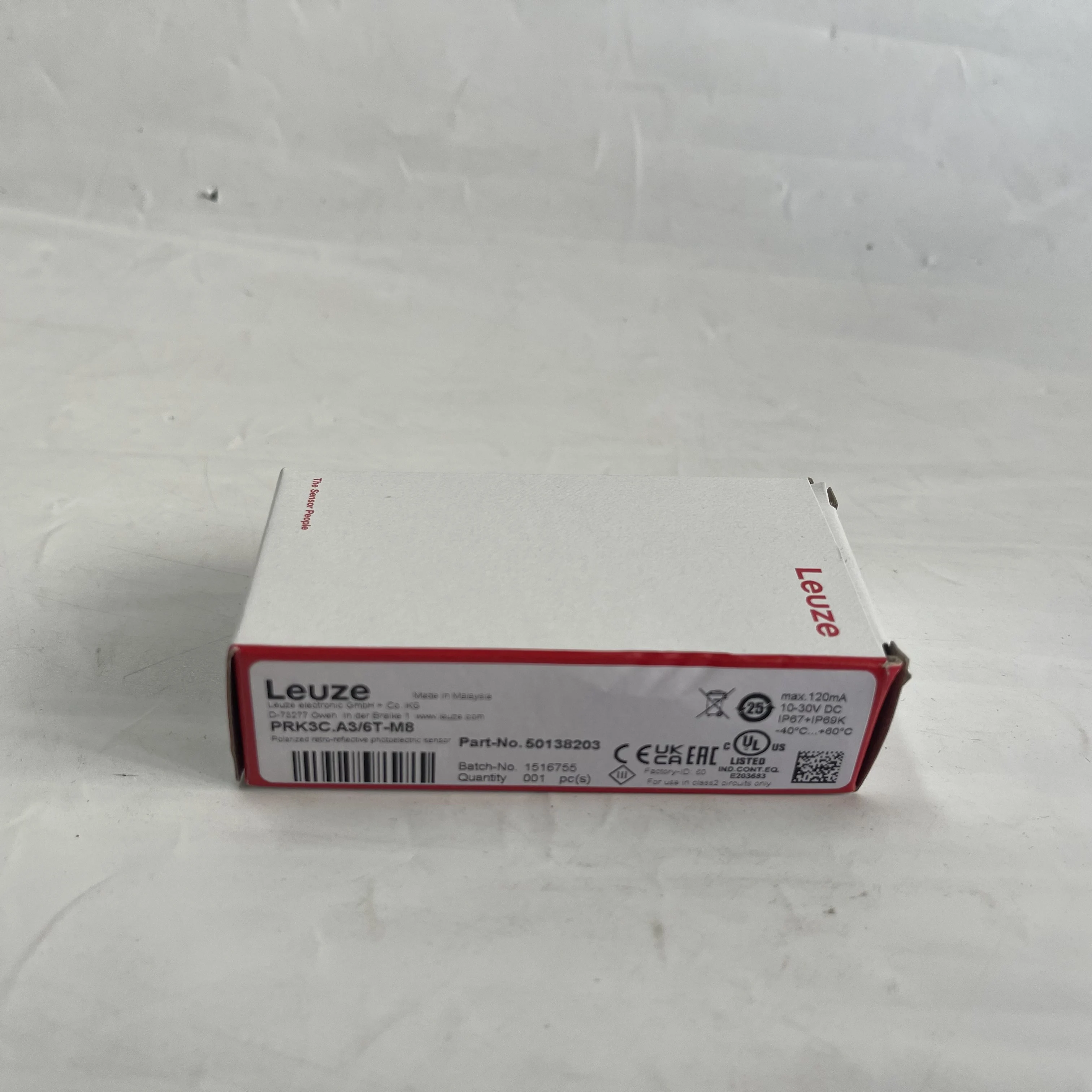 Leuze Photoelectric Sensor PRK3C.A3/6T-M8 Leuze Photoelectric Sensor PRK3C.A3/6T-M8