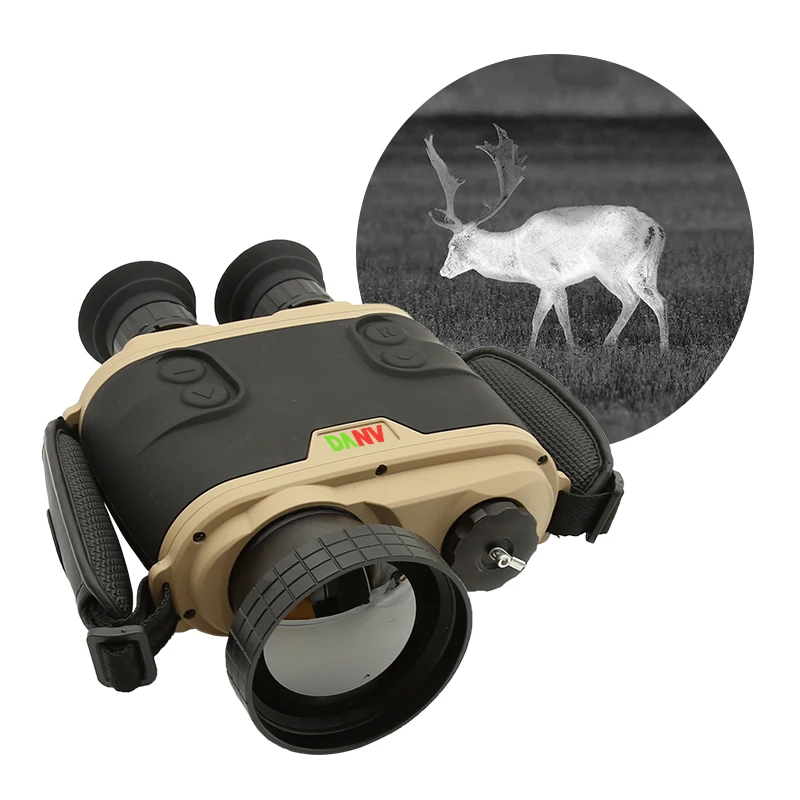 High Resolution Multi-functional Uncooled Portable Night Vision Hunting Observation Thermal Binocular Camera