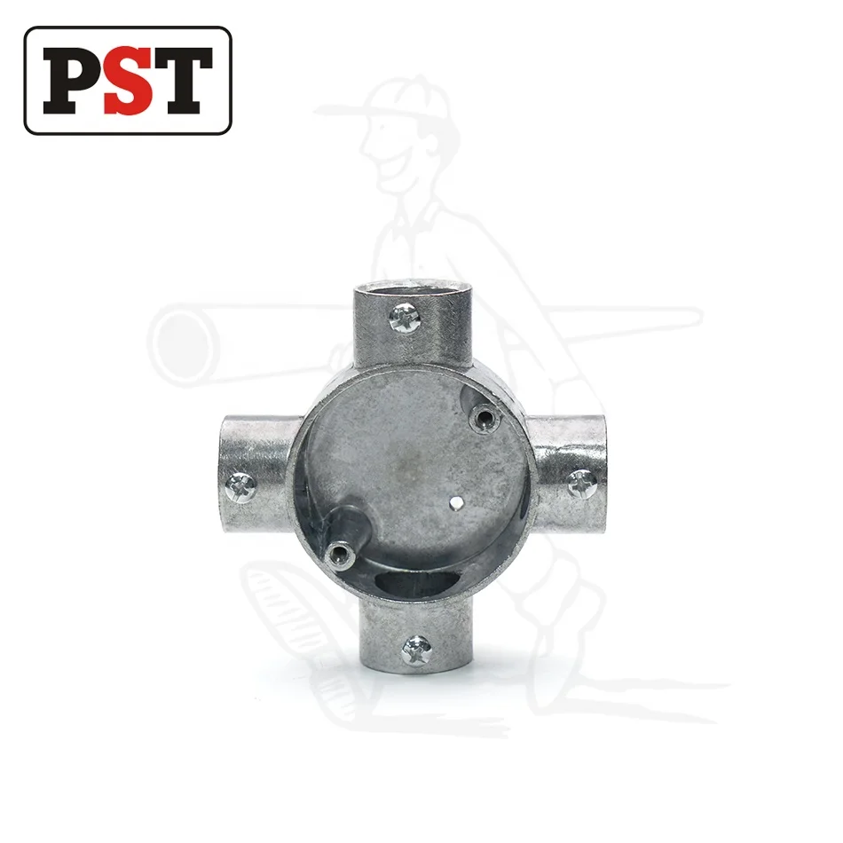 Alibaba.com: 4 Way Aluminum Circular EMT Conduit Box with Cover ...