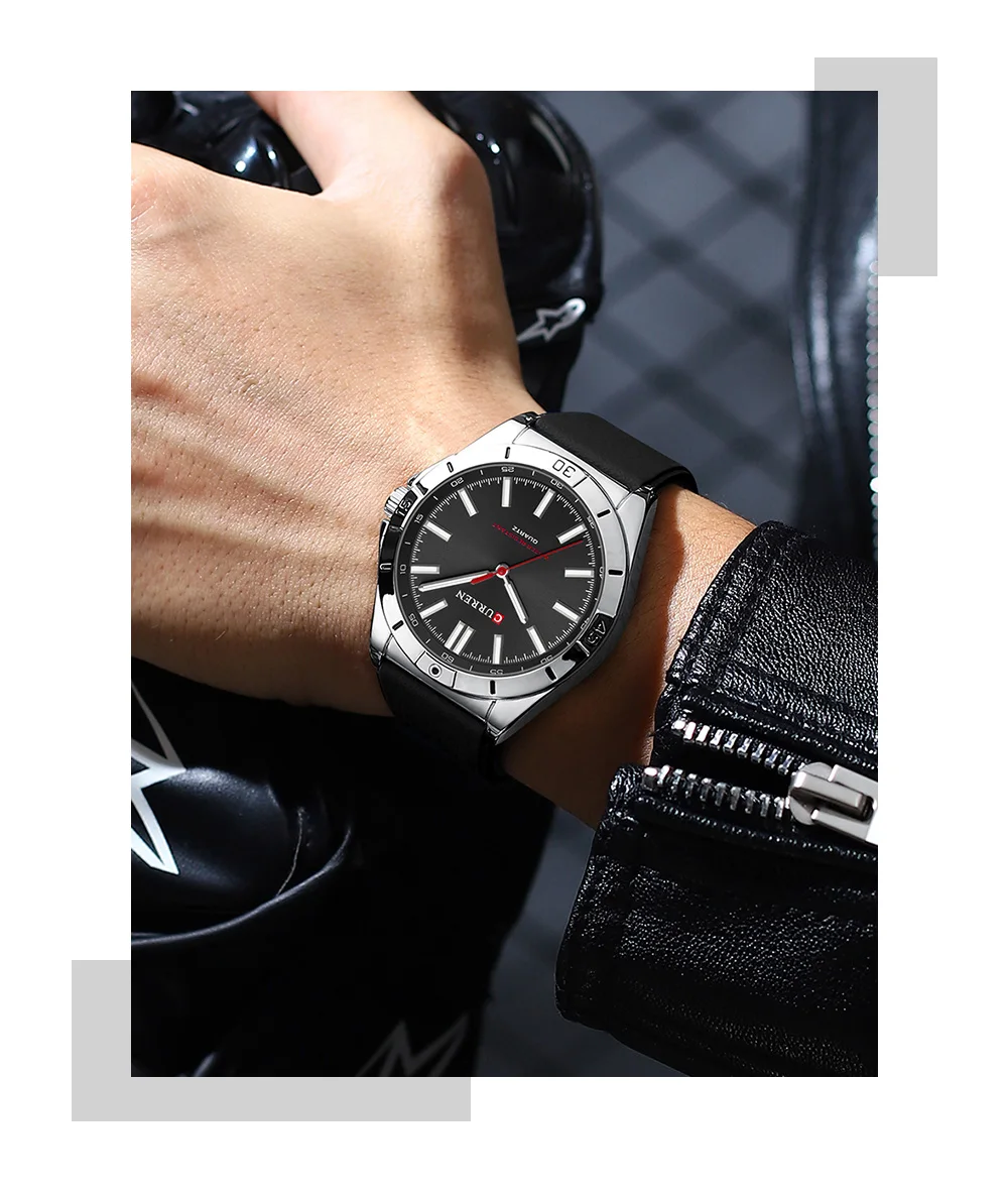 CURREN  8449 Brand Men's Fashion Watches Simple Sport Quartz Wristwatches  Business Casual Male Watch Relogio Masculino