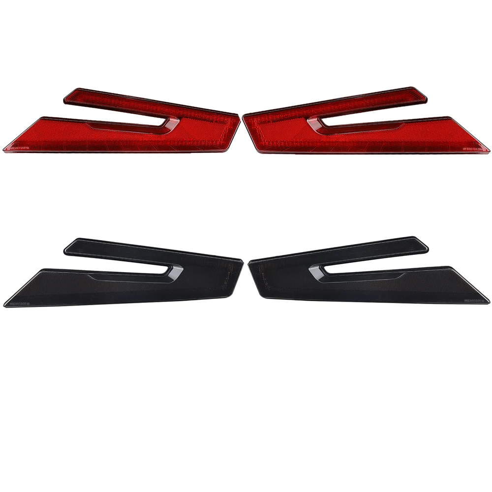 Aukma Smoke/red Led Tail Light Rear Lamp Kit For 2020 2021 Polaris Rzr