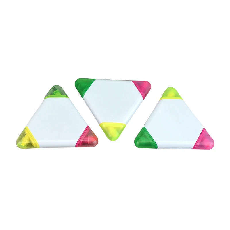 JH Пользовательский логотип популярные нетоксичные Красочные Креативные треугольные маркеры-маркеры для