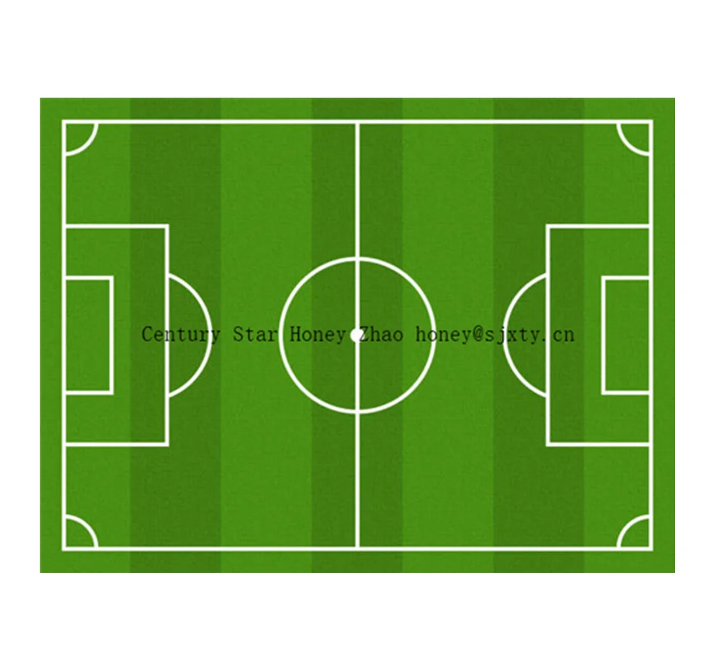 Artificial Grass for Football Soccer Field Outdoor Play Carpet Natural Synthetic Turf and Fence for Football Field Futsal Court