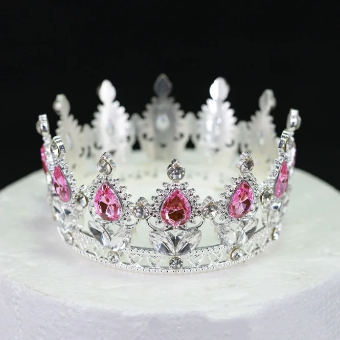 Оптовая продажа Лидер продаж прочная корона принцессы для букета торта прибытия в стиле барокко