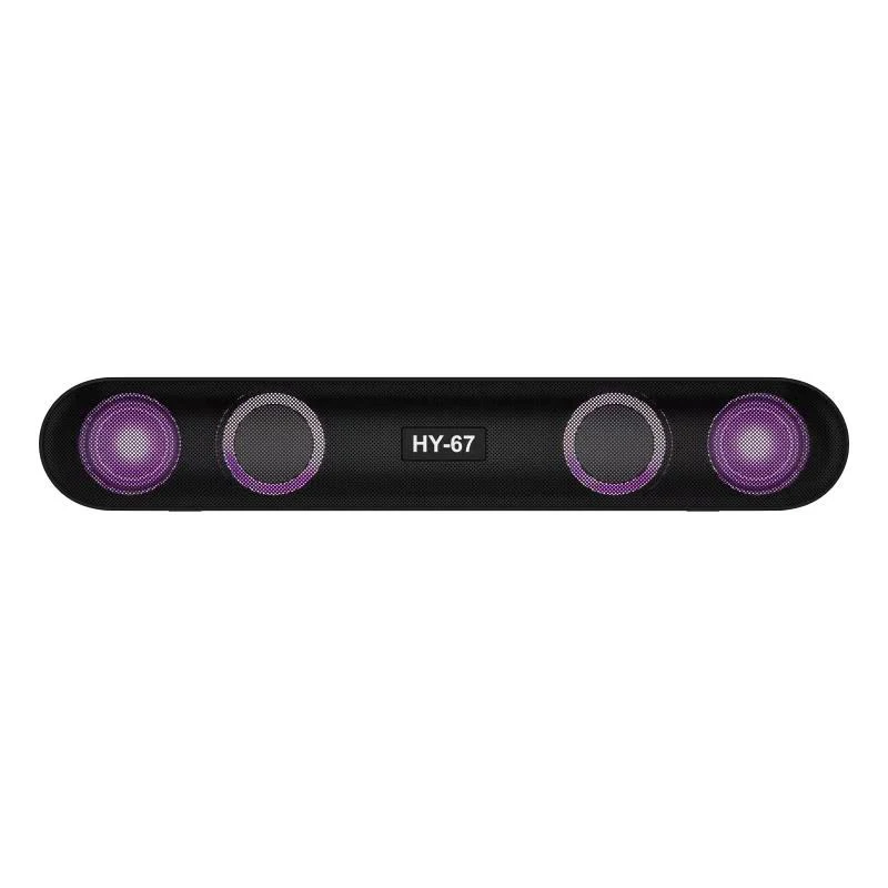 HY67 Smart Surround Speaker Mini With Microphone Wireless Home Theatre System TV Sound Bar With Subwoofer Bluetooth Speaker