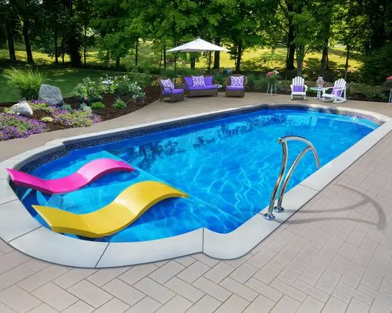 Inground Pool Shell Designs Customized Fiberglass Inground Swimming Pool Shell FRP Pool Designer ...