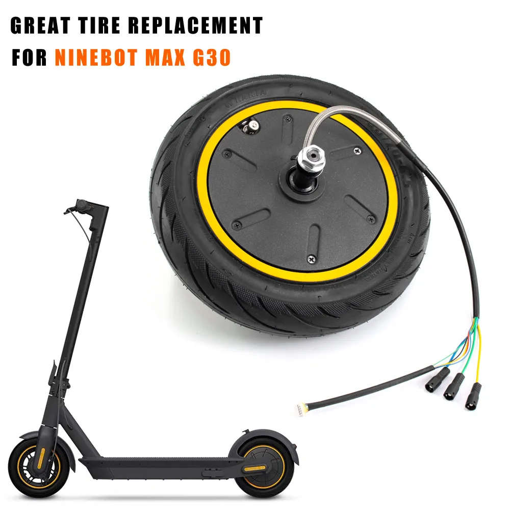 product new image eu stock 350w electric scooter motor kit fast race hub 10inch wheel engine parts hub scooter motor for ninebot max g30-4
