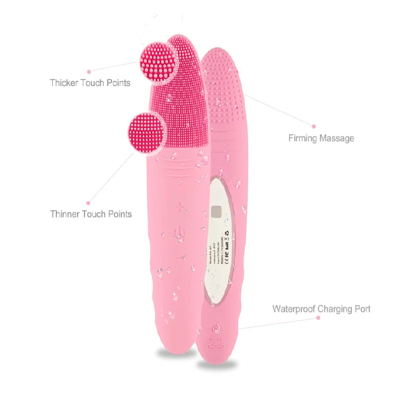 PSB 2021device beauty ipx7 waterproof electric silicone sonic facial face wash cleansing brush