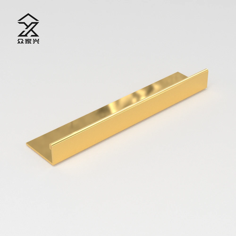 Ceramic Corner Decorative Gold Tile Profile Corner Wall stainless steel stair parts edge trim Floor Trim supplier